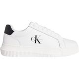 Calvin Klein Jeans Erkek CHUNKY CUPSOLE MONO LTH Spor Ayakkabı Bright White/Black 44