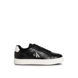 Calvin Klein Jeans Erkek CLASSIC CUPSOLE MONO LTH Spor Ayakkabı Black/Bright White 45
