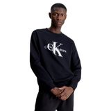Calvin Klein Jeans Erkek Core Monogram Bisiklet Yaka Kazak, Ck Siyah, L