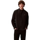 Calvin Klein Jeans Erkek LS SOLID OXFORD CLASSIC SHIRT Shirt Black S