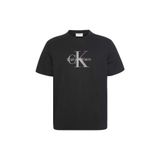 Calvin Klein Jeans Erkek SS Hero Monologo Tee 20s T-Shirts Black XL