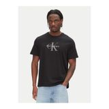 Calvin Klein Jeans Erkek SS Hero Monologo Tee 20s T-Shirts Black XS
