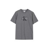 Calvin Klein Jeans Erkek SS Hero Monologo Tee 20s T-Shirts Med Grey Htr M