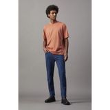 Calvin Klein Jeans Erkek Tişört J30J326766 - Kahverengi - M