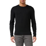 Calvin Klein Jeans Erkek Üstün Yün Bisiklet Yaka Kazak K10k109474 Kazaklar, siyah, XXL