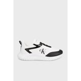 Calvin Klein Jeans Eva Tabanlı Karışık Materyal Runner Erkek Sneaker YM0YM01439-01W - Beyaz