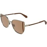 CALVIN KLEIN JEANS Güneş Gözlüğü CKJ25209S-718 - Metal Gri