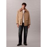Calvin Klein Jeans Hardal Erkek Mont LV04RD516GYSN Ls Detachable Fur Col