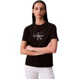 Calvin Klein Jeans hero ss classic monologo cneck t Kadın T-shirt black M