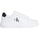 Calvin Klein Jeans Kadın CHUNKY CUPSOLE MONO LTH WN Spor Ayakkabı Black/Bright White 40
