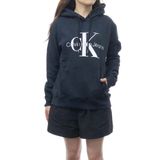 Calvin Klein Jeans Kadın Kazak Kapüşonlu J20J219141 Beyaz, Siyah / gün ışığı, S