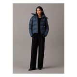 Calvin Klein Jeans Kadın Şişme Mont, Lacivert, XS