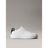Calvin Klein Jeans Kalın Tabanlı Bağcıklı Deri Erkek Sneaker YM0YM01344-01W