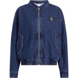 Calvin Klein Jeans Koyu Lacivert Kadın Denim Ceket Denım Bomber