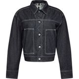 Calvin Klein Jeans Lacivert Kadın Denim Ceket Workwear Jacket Rınse
