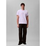 Calvin Klein Jeans Lila Erkek Standart Baskılı T-Shirt LV04RF819G3OQ Lila T-Shirt