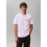 Calvin Klein Jeans Lila Erkek Standart Baskılı T-Shirt LV04RF822G3OQ Lila T-Shirt - M