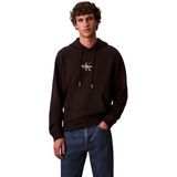 Calvin Klein Jeans ls eu 350terry micro monologo ho Erkek Sweatshirt black M