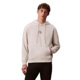 Calvin Klein Jeans ls eu 350terry micro monologo ho Erkek Sweatshirt chalk M