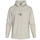 Calvin Klein Jeans ls eu 350terry micro monologo ho Erkek Sweatshirt chalk S