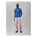 Calvin Klein Jeans Mavi Erkek T-Shirt LV04RC272G2ZU Mavi T-Shirt