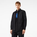 Calvin Klein Jeans Monologo Badge Relaxed Erkek Siyah Gömlek - BEH-Siyah