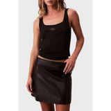 Calvin Klein Jeans monologo scoop nk rib tank top Kadın T-shirt black XL