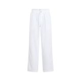 Calvin Klein Jeans Normal Bel Regular Fit Beyaz Erkek Chino Pantolon J30J327288YAF LINEN PANT