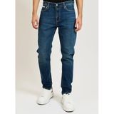 Calvin Klein Jeans Normal Bel Slim Tapered Koyu Mavi Denim Pantolon, 31/32, 5003296561, Koyu Mavi, Erkek