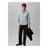 Calvin Klein Jeans Regular Fit Çizgili Gömlek, S, 5003340296, Yeşil, Erkek