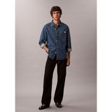 Calvin Klein Jeans Regular Fit Mavi Erkek Denim Gömlek LV04RD764G011 Classıc Harbour Blue - XL