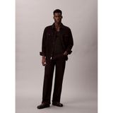 Calvin Klein Jeans Regular Fit Siyah Düz Erkek Gömlek LV04RD744G01D 90S Merlot Overshırt