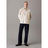 Calvin Klein Jeans Regular Fit Taş Düz Erkek Gömlek J30j326678pd7 Corduroy Overshırt - XL