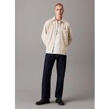 Calvin Klein Jeans Regular Fit Taş Düz Erkek Gömlek J30J326678PD7 CORDUROY OVERSHIRT