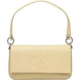 Calvin Klein Jeans SCULPTED FLAP SHOULDER POUCH25 Kadın Beyaz Omuz Çantası LV04K3148G-RM0