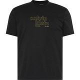 Calvin Klein Jeans Siyah Erkek Classic Fit Baskılı T-Shirt LV04RG807GUB1 Ss 30S Eu Calvın Kle - M