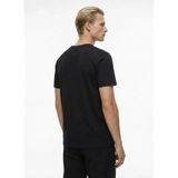 Calvin Klein Jeans Siyah Erkek Standart Baskılı T-Shirt LV04RE811GUB1 Siyah T-Shirt - M