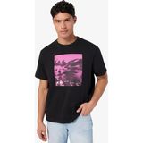 Calvin Klein Jeans Siyah Erkek T-Shirt LV04RE812GUB1 Ss 20S 5AM Ck Floral - XL