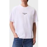 Calvin Klein Jeans Ss Graphic Tee Erkek Beyaz T-shirt LV04RC851G-YAA