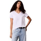 Calvin Klein Jeans ss monogram vnk tee Kadın T-shirt bright white L