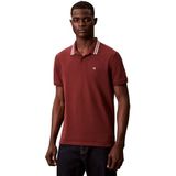 Calvin Klein Jeans Standart Fit Polo T-Shirt, L, 5003340266, Bordo, Erkek