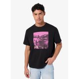 Calvin Klein Jeans T-Shirt Çiçek Baskılı, XL, 5003340269, Siyah, Erkek
