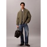 Calvin Klein Jeans Yeşil Erkek Mont LV04RG505GLDY Ls Jeans Nylon Bombe - XL