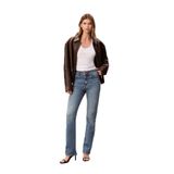 Calvin Klein Jeans Yüksek Bel Düz Paça Skinny Fit Denim Pantolon, 27, 5003298107, Mavi, Kadın