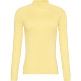 Calvin Klein Jeans Yuvarlak Yaka Standart Düz Sarı Kadın Kazak Fashıoned Rıb Cotton Cn Sweater