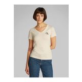 Calvin Klein Kadın 2'li Paket Monologo Slim T-shirt