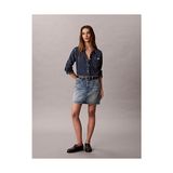 Calvin Klein Kadın 90's Basset Blue Mini Etek - Mavi - 27
