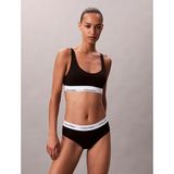 Calvin Klein Kadın Askılı Siyah Sütyen Pamuk Kumaşlı Dikişsiz Rahatlık ve Basic Siluet LV00QF8503 Ub1 - XL