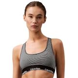 Calvin Klein Kadın Astarsız Sütyen, SAÇ YOLU ŞERİT/SİYAH, S