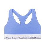 Calvin Klein Kadın Astarsız Sütyen, SAÇ YOLU ŞERİT/SİYAH, XS